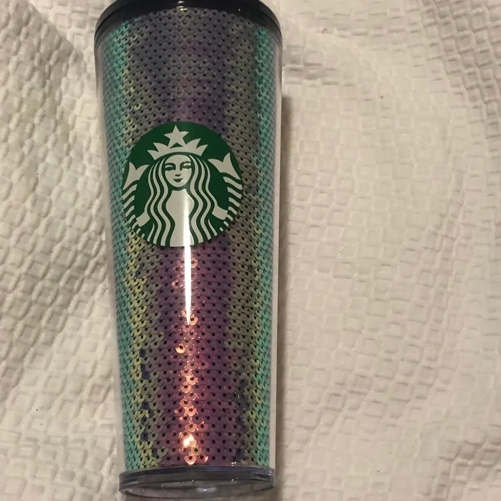 Starbucks Dark Sequin Venti Tumbler